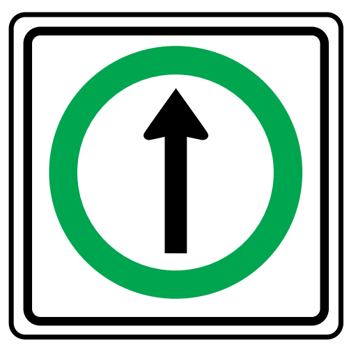 No-turns-straight-through-only-40