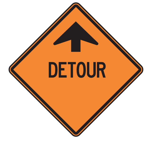 Follow-the-marked-alternate-route-16